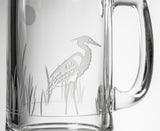 Heron 15 oz Beer Mug - Set of 4