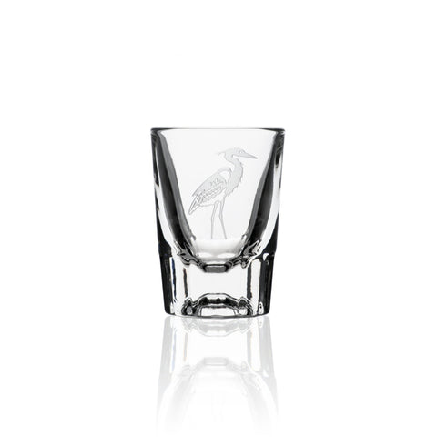Heron 2 oz Fluted Shot Glass - Set of 12