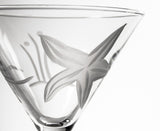 Starfish 10 oz Martini Glass - Set of 4